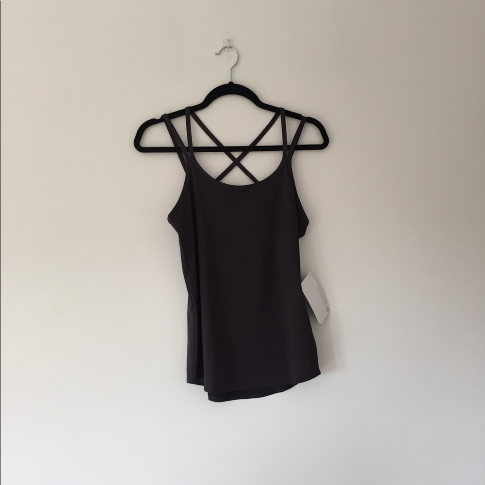 Fabletics crossback rylie tank iron XS new workout